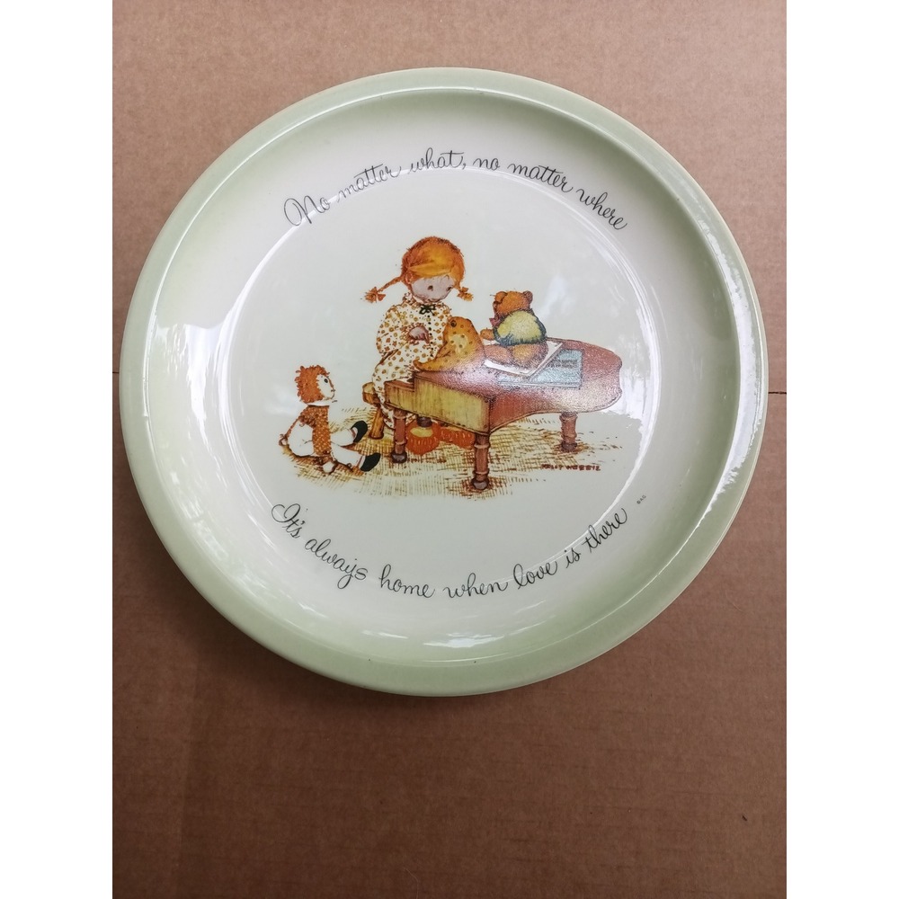 Vintage Holly Hobbie Collector Plate 1972 porcelain plate cottagecore grandmacor